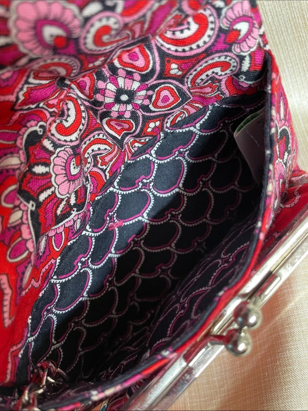 Vera Bradley Two-Piece Paisley Wallet Set - Red & Teal